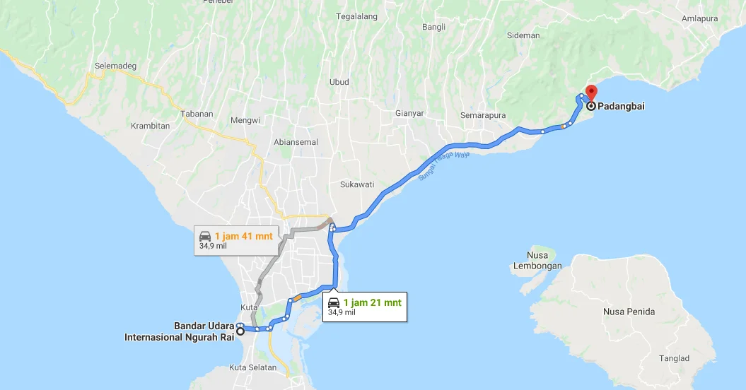 Easy Ways to Get From the Airport to the Padang Bai Port 3 airport transfer to padang bai harbour
