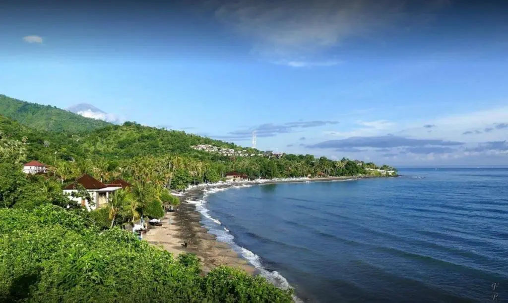 amed beach east bali