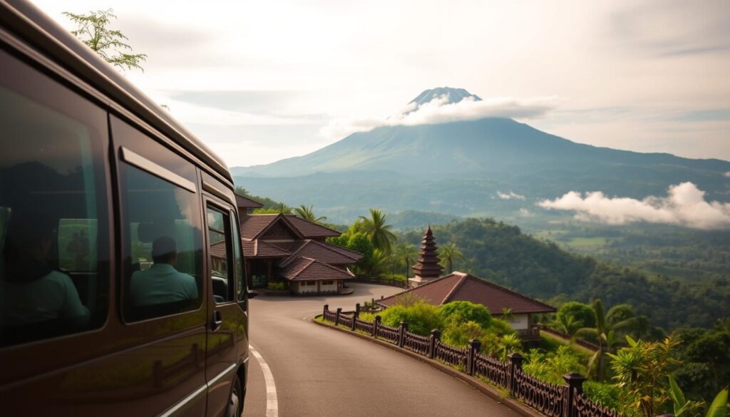 How much does a taxi cost from Bali Airport to Kintamani glamping and hotels