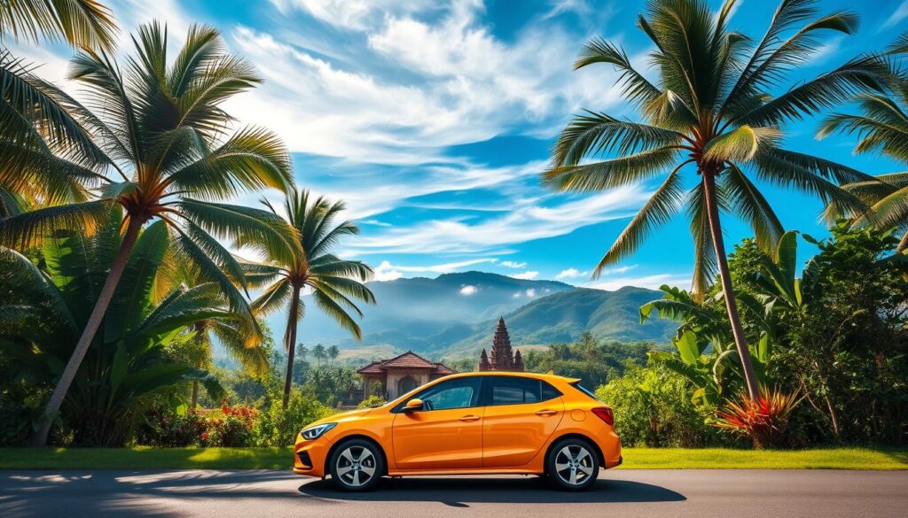 Renting a car in Bali