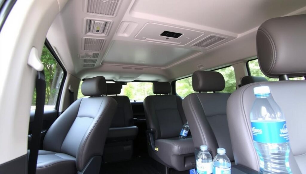 Interior view of comfortable vehicle used for Private Airport Transfers Bali 2026